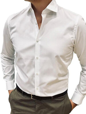 Chemise homme coupe droite